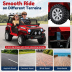 12V Electric Kids Ride On Car 2-Seater with Remote Control