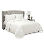 Lush Decor Ava Diamond Oversized Cotton 3 Piece Quilt Set, Size Full/Queen