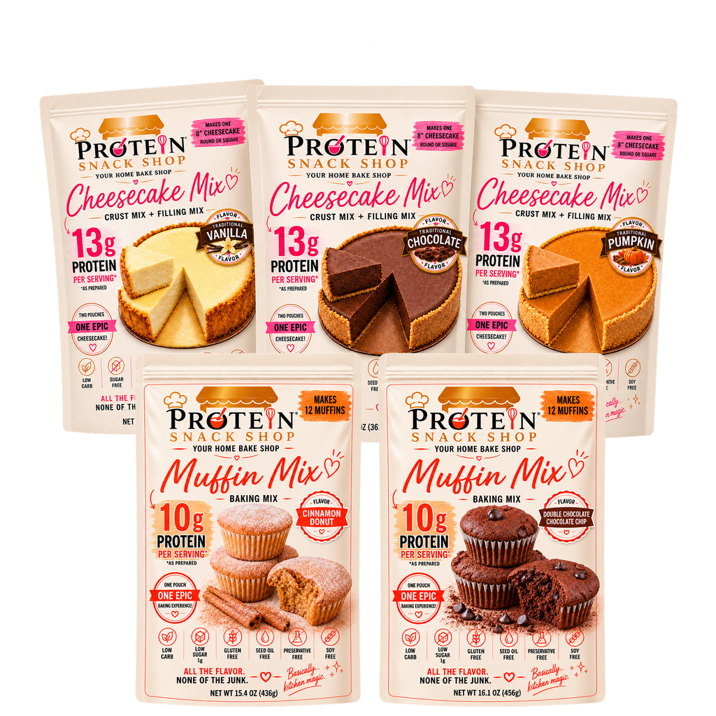 *High Protein, Gluten Free Cheesecake & Muffin Mix Variety Pack