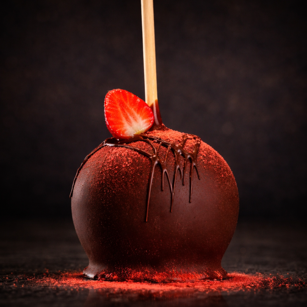 Chocolate Covered Strawberry Gourmet Caramel Apple | Simply Amazing Apples