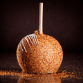 Tajin caramel apple with chili lime seasoning
