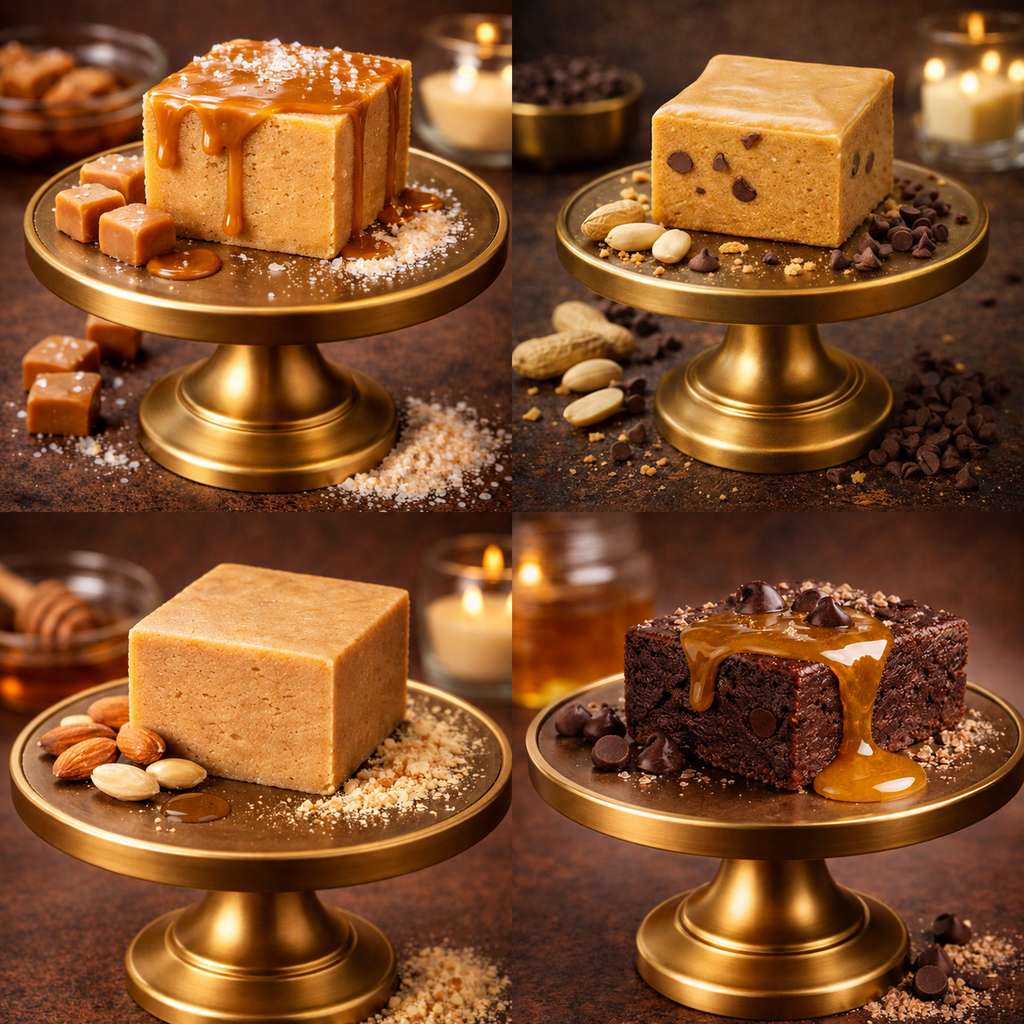 *Honey-Sweetened, High-Protein, GF Brownies & Blondies