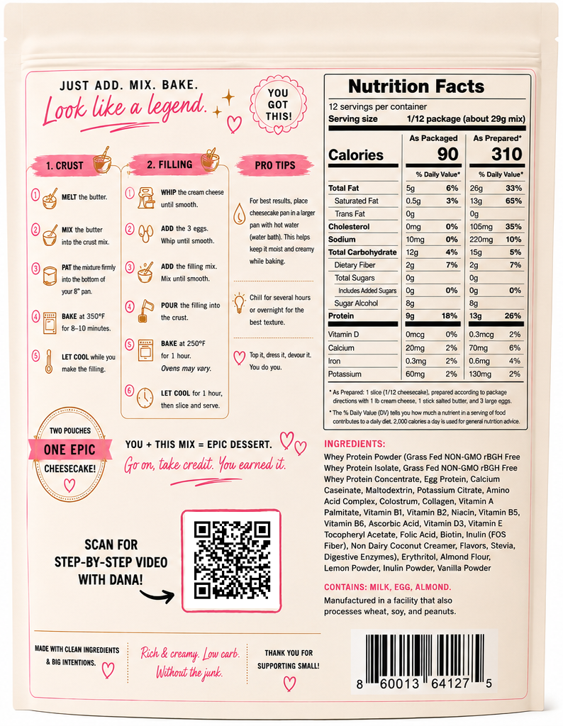 *High-Protein, Gluten-Free Cheesecake Mix