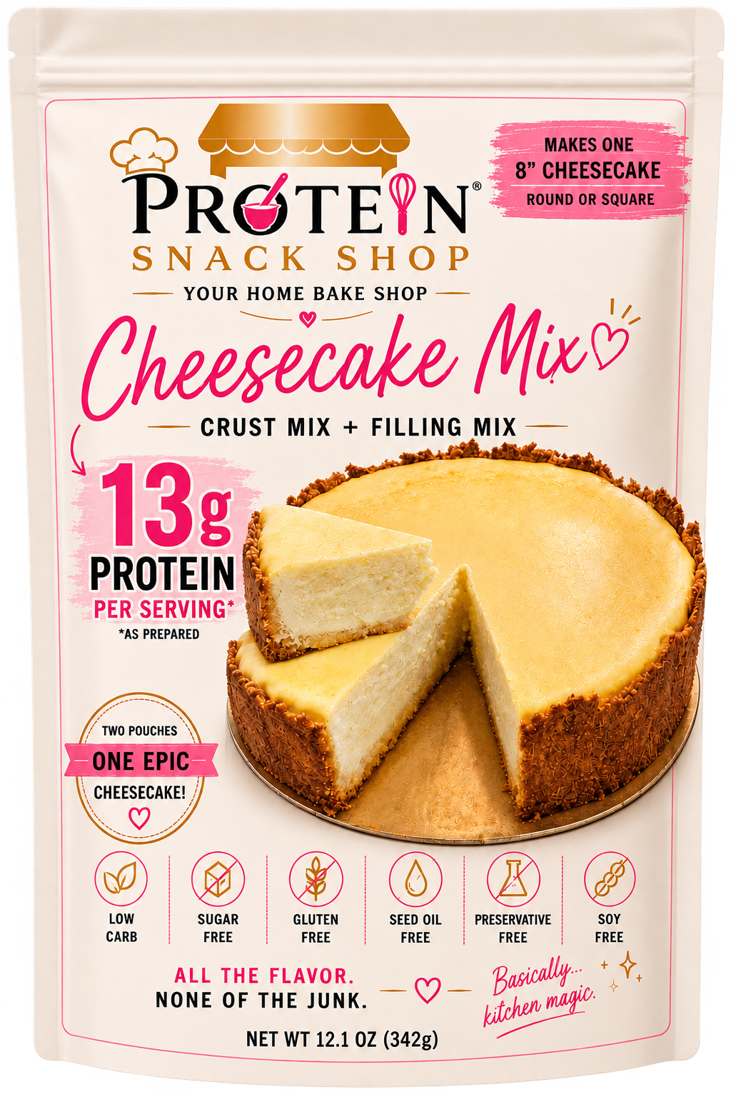 *High-Protein, Gluten-Free Cheesecake Mix