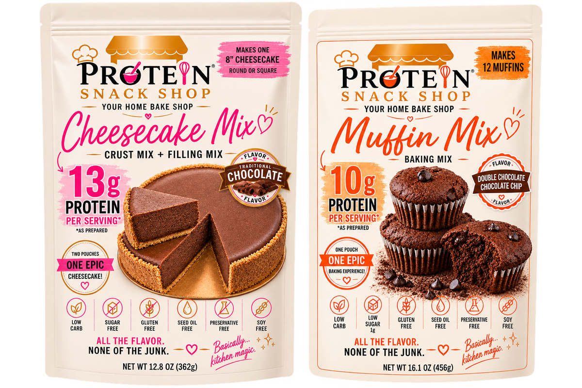 *High Protein, Gluten Free Cheesecake & Muffin Mix Variety Pack