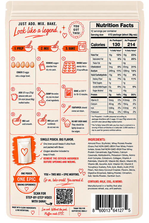 *High-Protein, Gluten-Free Muffin Mix