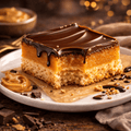 *Low Carb, High-Protein, GF Peanut Butter Dessert Bars