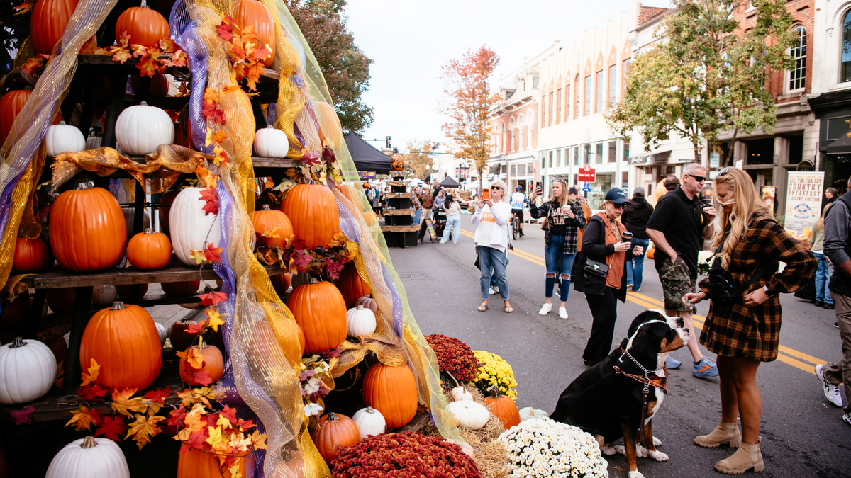 PumpkinFest in historic downtown Franklin, Tennessee