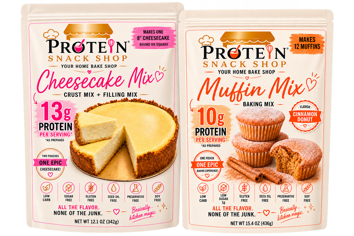 *High Protein, Gluten Free Cheesecake & Muffin Mix Variety Pack