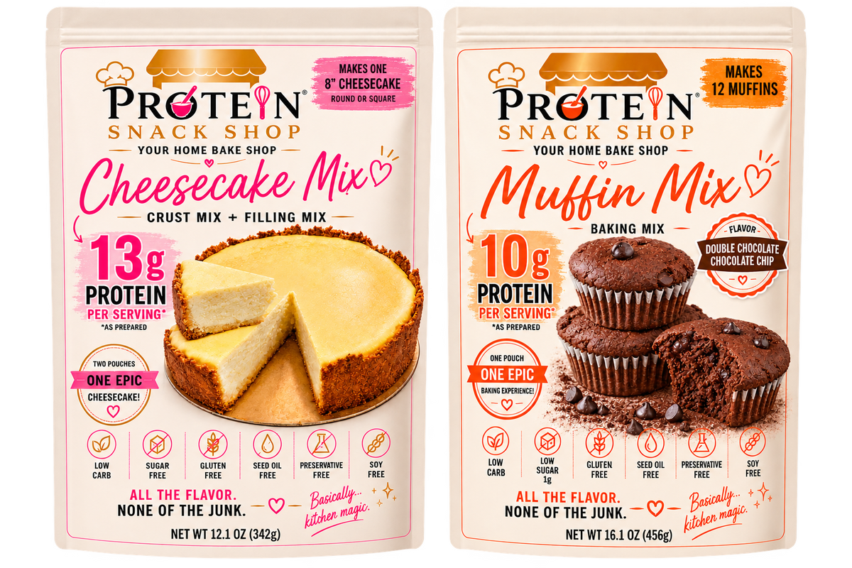 *High Protein, Gluten Free Cheesecake & Muffin Mix Variety Pack